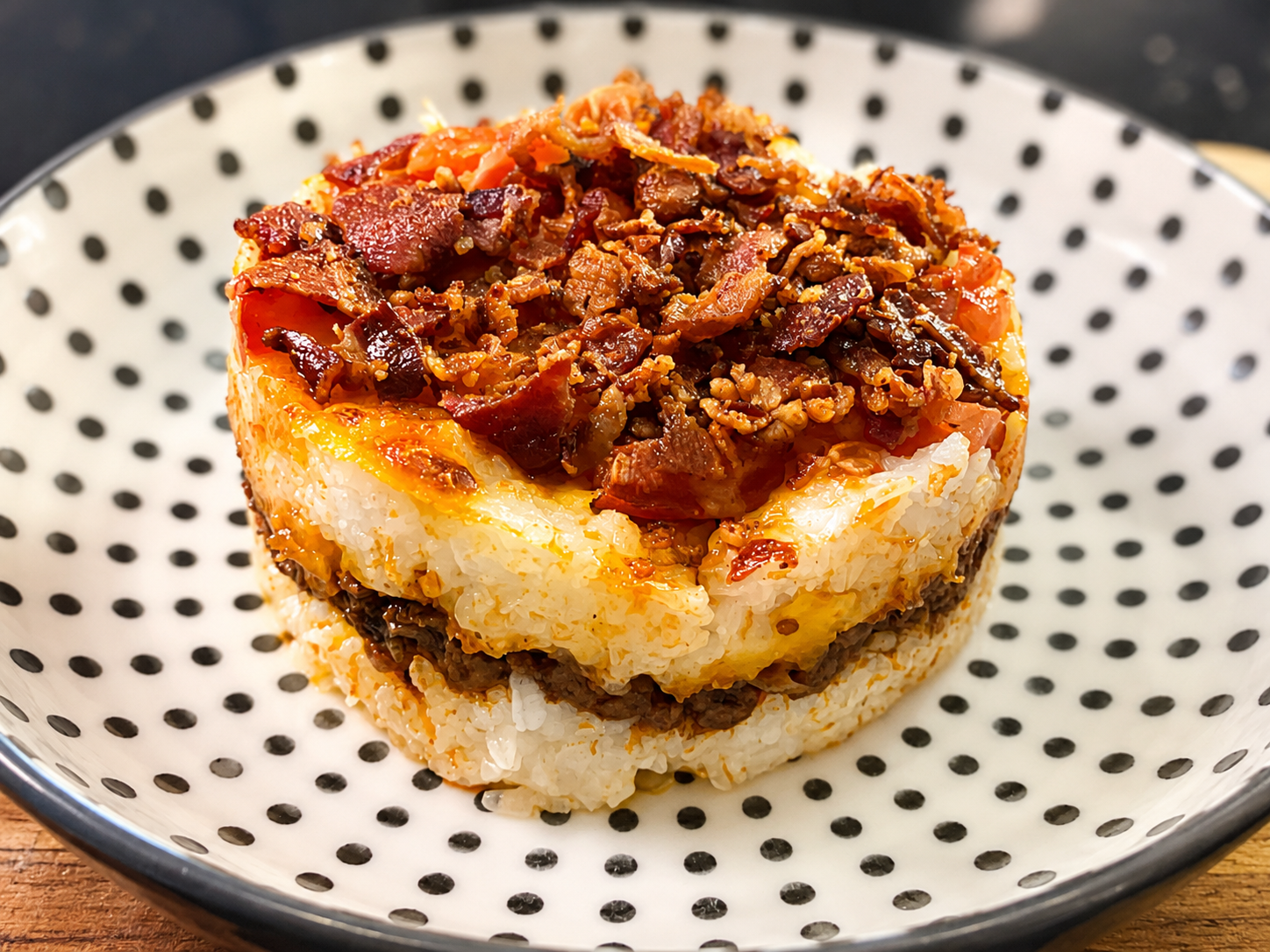 BBQ Bacon Cheeseburger Rice Bowls