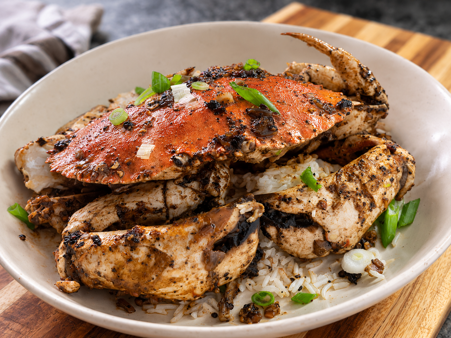 Singapore Black Pepper Crab