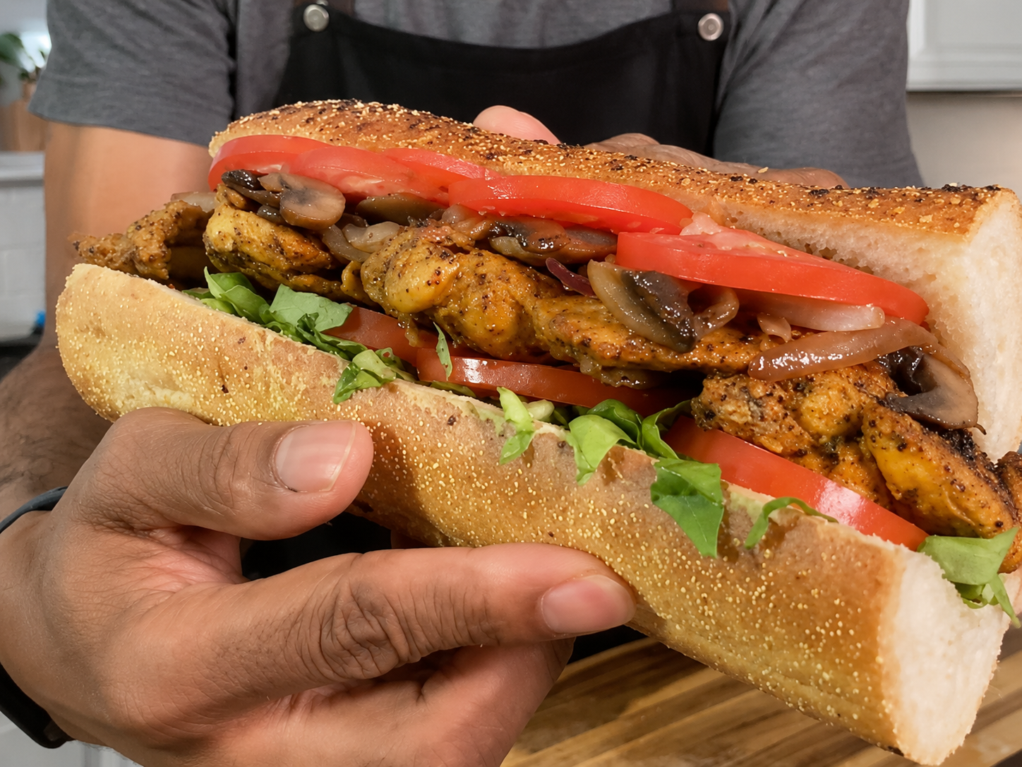 Best Ever Grilled Chicken Hero