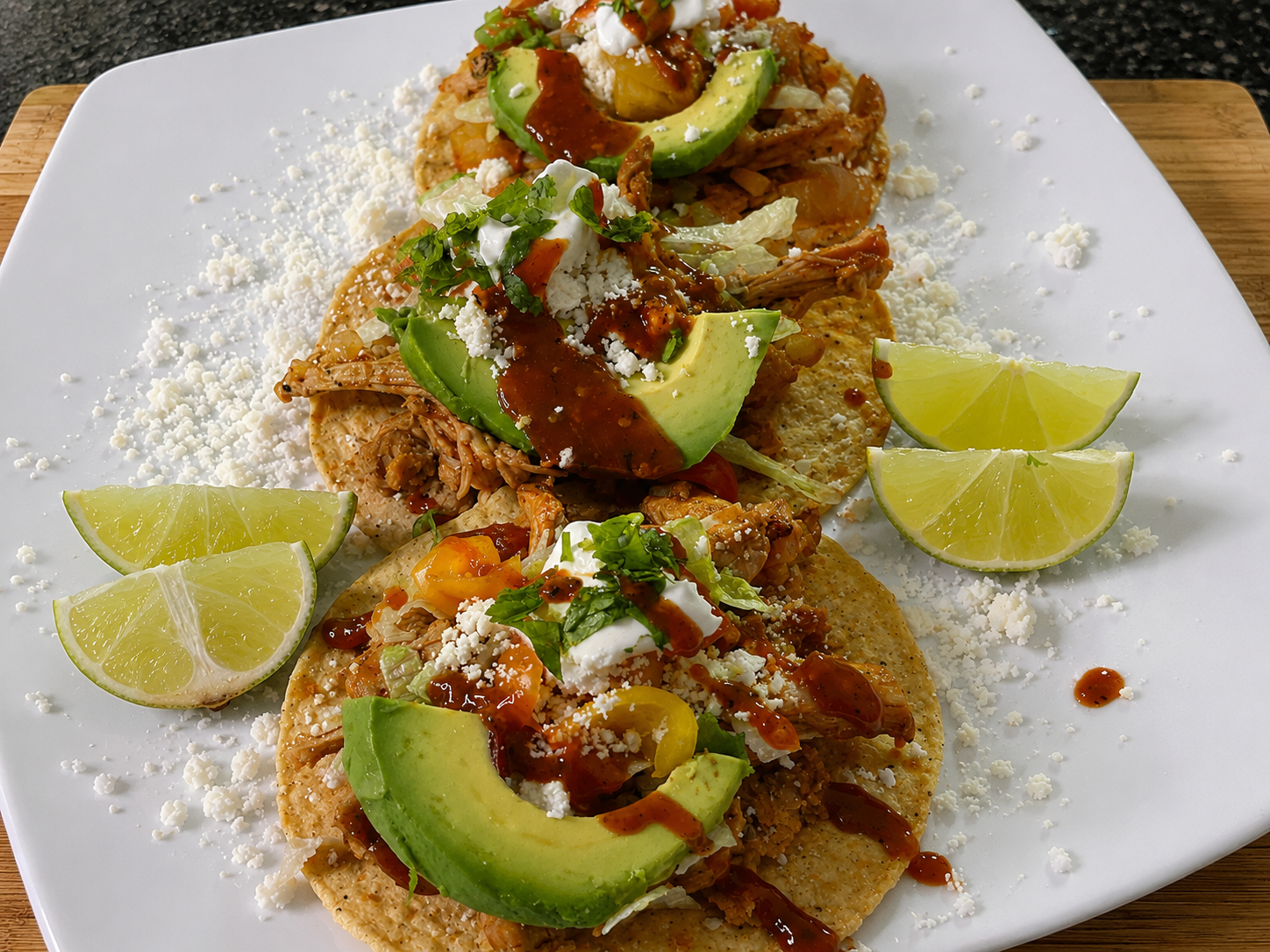 Chicken Tinga Tostadas
