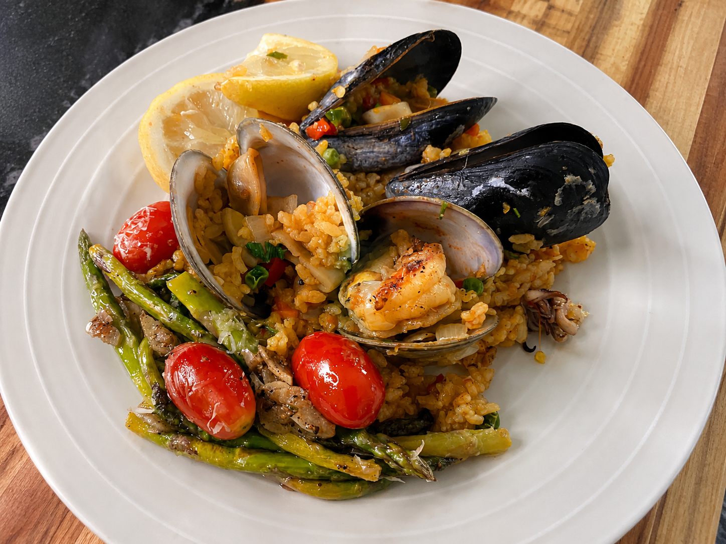Simple Seafood Paella